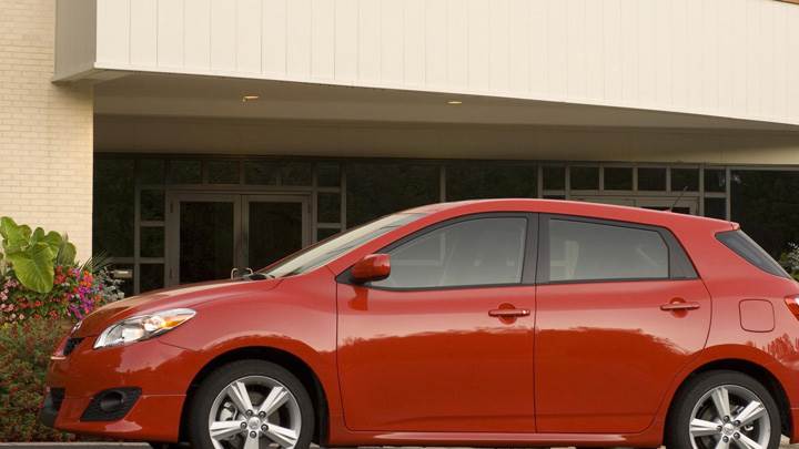 2009 Toyota Matrix S In Red Side Pose